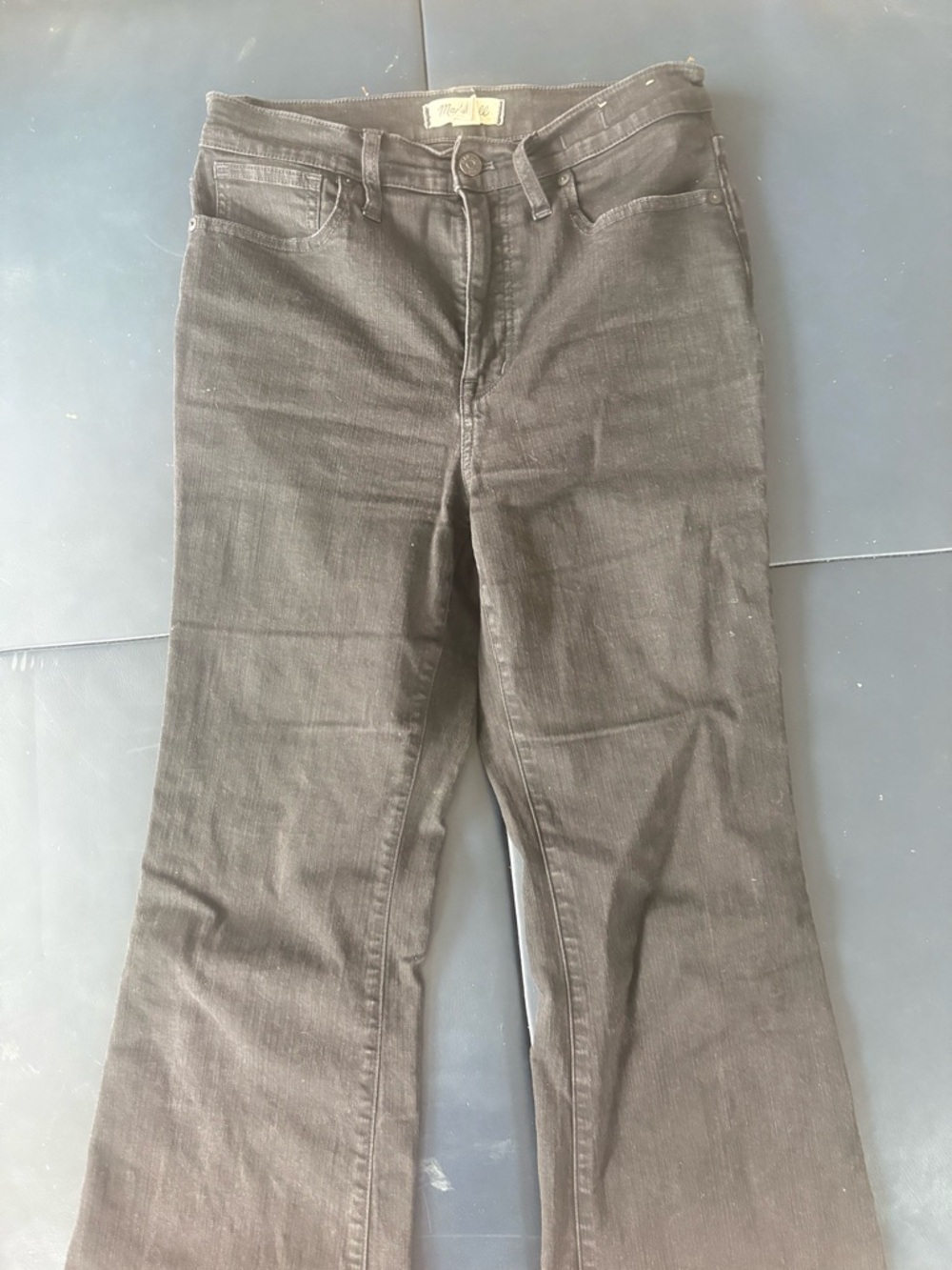 Madewell Ladies Black Flared Jeans - Unbranded